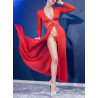 Chilirose Robe ouverte Nuria - Rouge